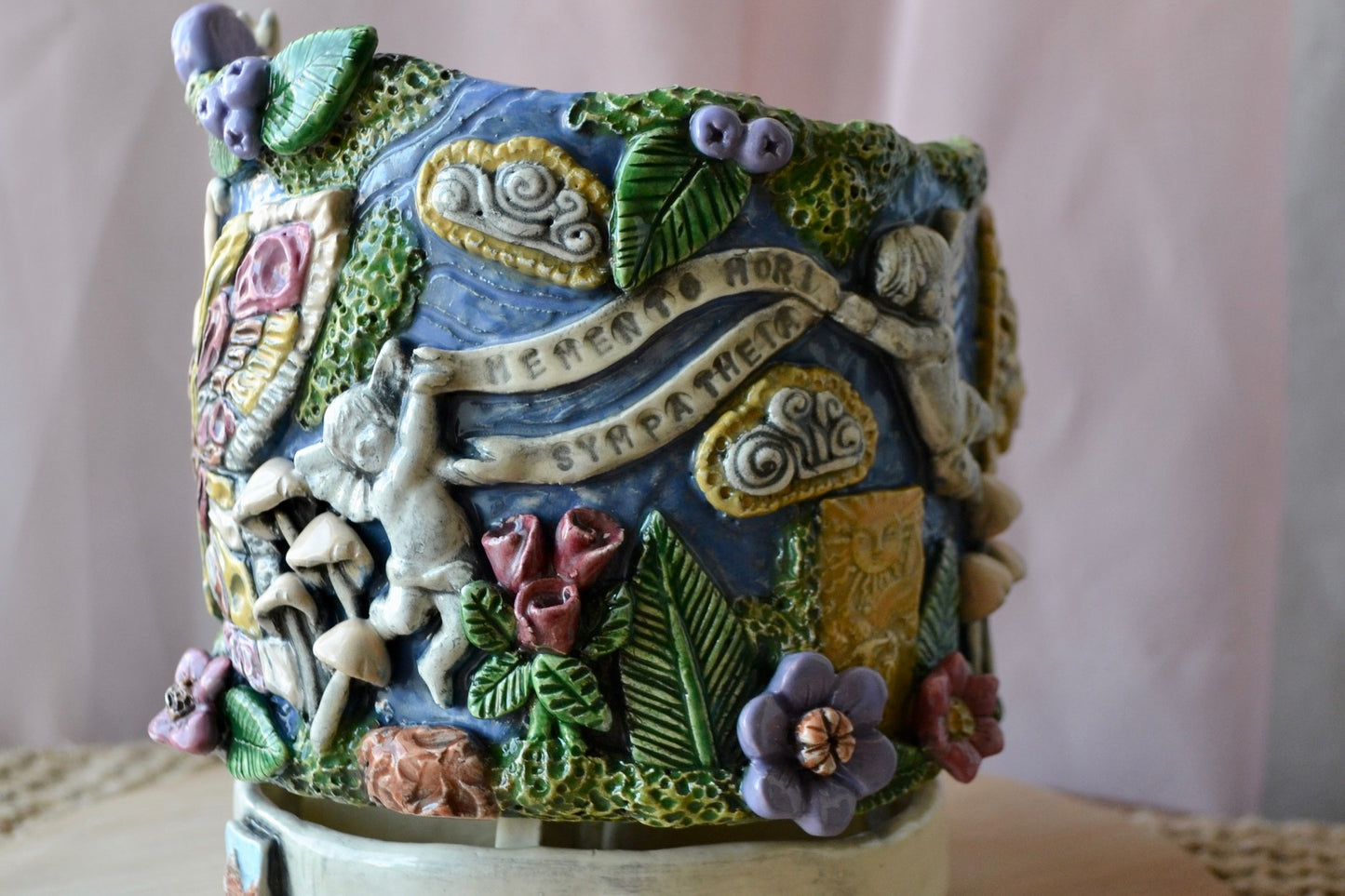 Memento Mori/Sympatheia Ceramic Hand-Built Planter