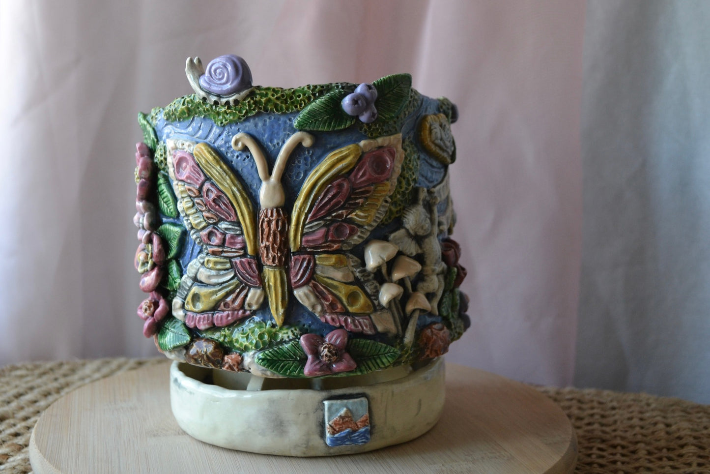Memento Mori/Sympatheia Ceramic Hand-Built Planter